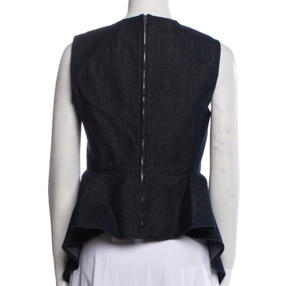 Theory denim peplum top SZ L - Picture 6 of 6